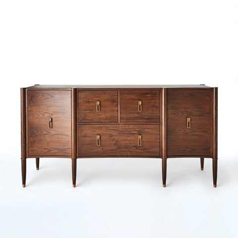 Artful Traditionalist Triple Curve Accent Cabinet