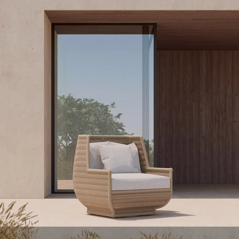 Outdoor Living & Garden Modern Club Lounge Chair