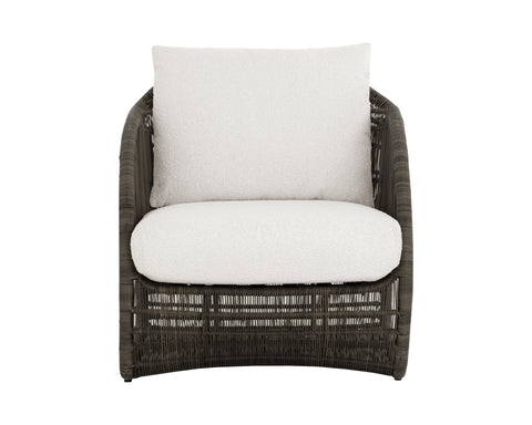 Modern Outdoor Living & Garden Barrel Lounge Chair