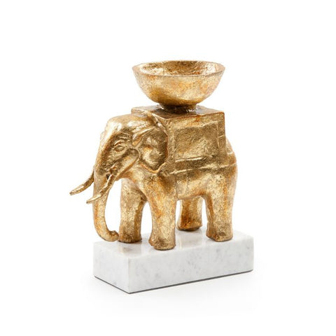 Global Eclecticist Asian Lacquered Gold Leaf Figurine