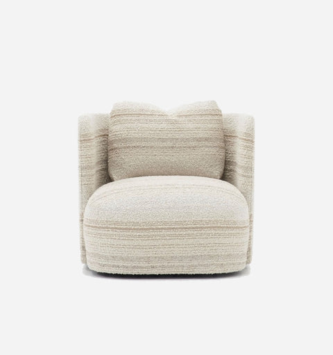 Hudson Timeless Minimalist Barrel Lounge Chair
