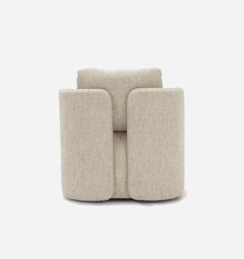 Hudson Timeless Minimalist Barrel Lounge Chair