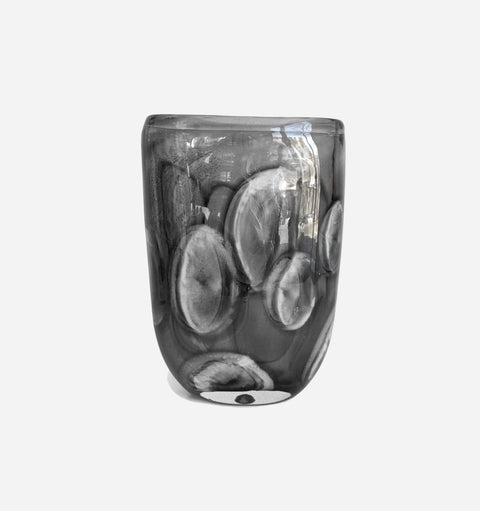 Decorating Essentials Abstract Cylinder Glass Table Vase