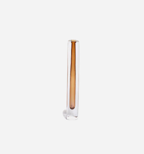 Decorating Essentials Minimalist Mouth Blown Glass Table Vase