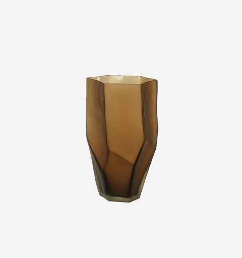 Decorating Essentials Faceted Novelty Table Vase in Topaz