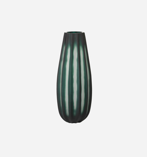 Decorating Essentials Handcrafted Ribbed Table Vase