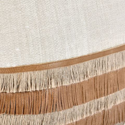 Classic Home Classic Bohemian Euro Throw Pillow Set with Fringe - 20 x 20