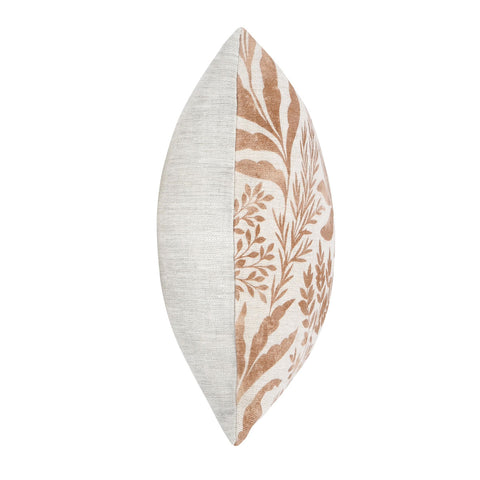 Classic Home Classic Organic Floral Linen Lumbar Pillow Set - 14 x 26