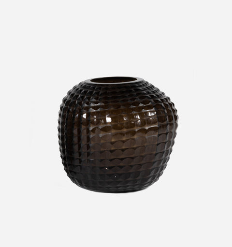 Gift Collection Faceted Beveled Table Vase for Modern Spaces