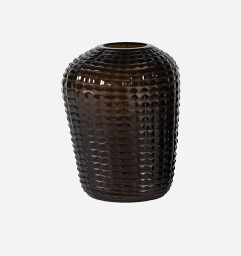 Gift Collection Faceted Beveled Table Vase for Modern Spaces
