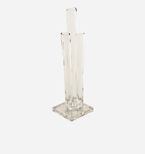 3-Stem Vase in Clear