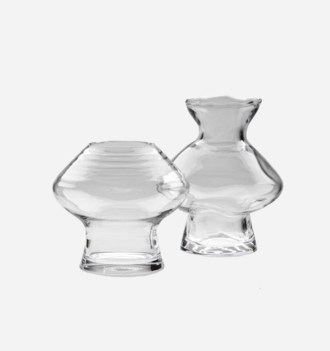 Decorating Essentials Hour Glass Vase Asymmetrical Contemporary Vase