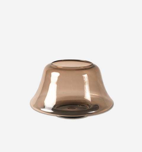 Decorating Essentials Asymmetrical Glass Bowl Vase