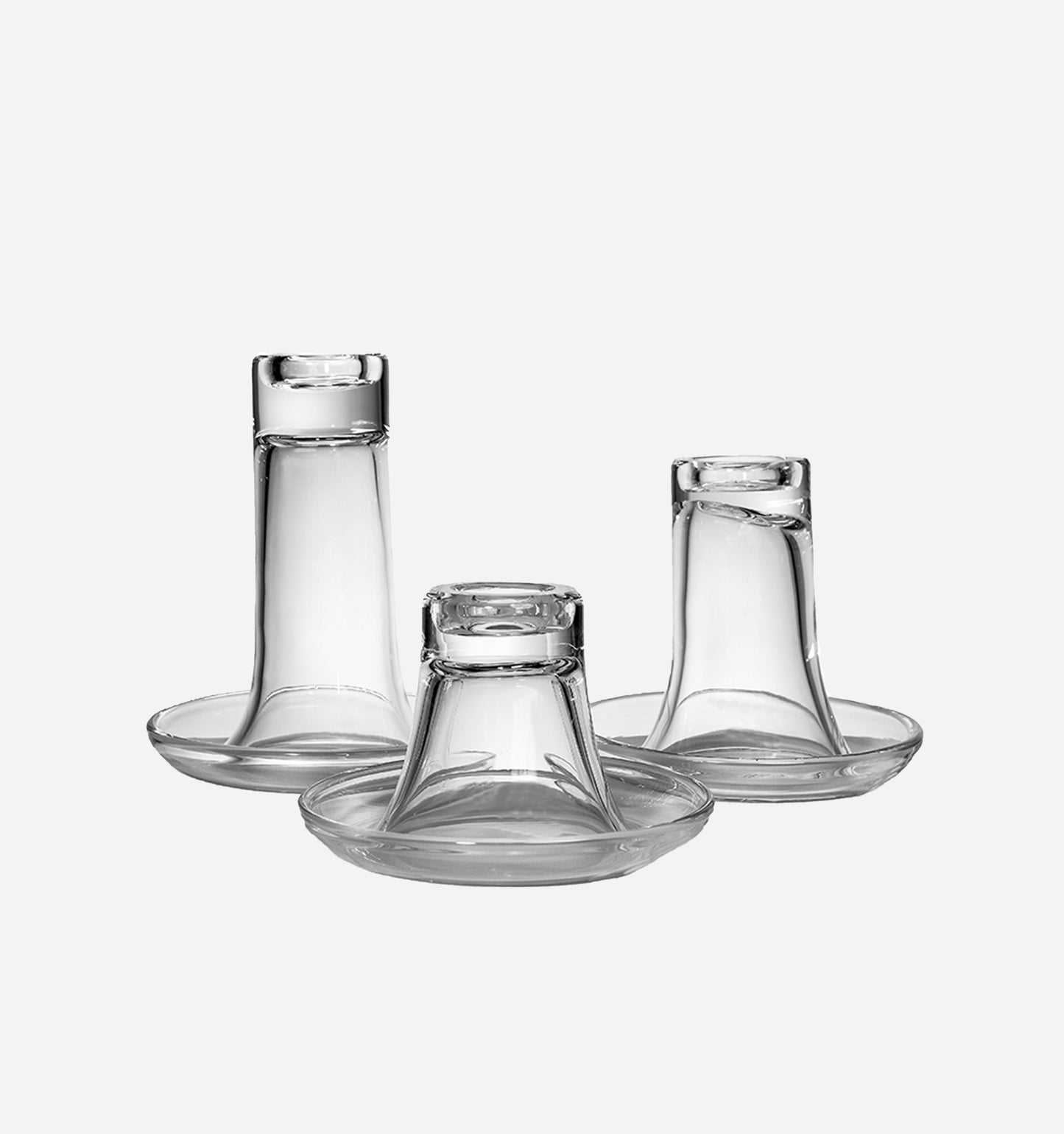 Luz Candle Holder In Clear