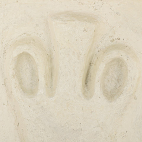 Vase Relief Sculpture I - Natural Paper Mache