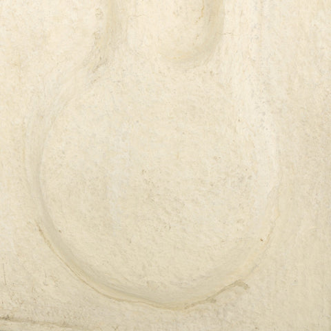 Vase Relief Sculpture II - Natural Paper Mache