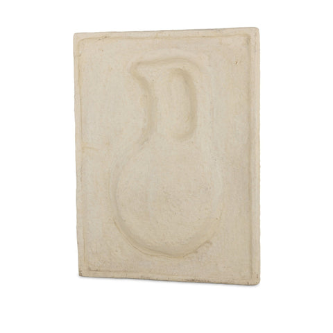 Vase Relief Sculpture Set - Natural Paper Mache