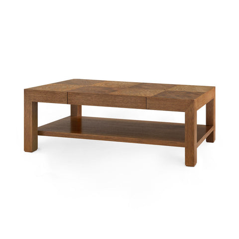 Villa & House Timeless Minimalist Contemporary Wood Coffee Table