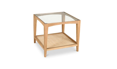 Harrington Nature-Driven Modernist Woven Square Center Table
