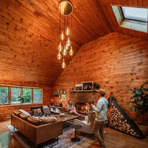 Voronoi Ambient Tiered Pendant Light for Modern Spaces