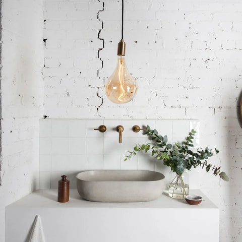 Ambient Accent Minimalist Pendant Light in Brass Ceiling Light