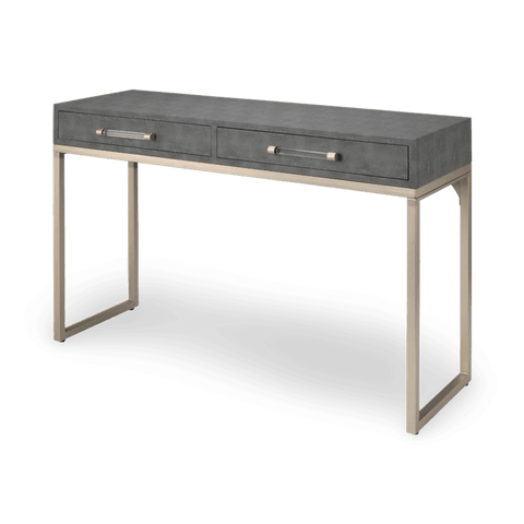 Kain Shagreen Entryway Console Modern Rectangle Console