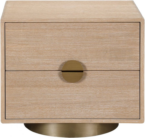 Meridian Furniture Inc. Wade Timeless Minimalist Modern Nightstand - 26 W