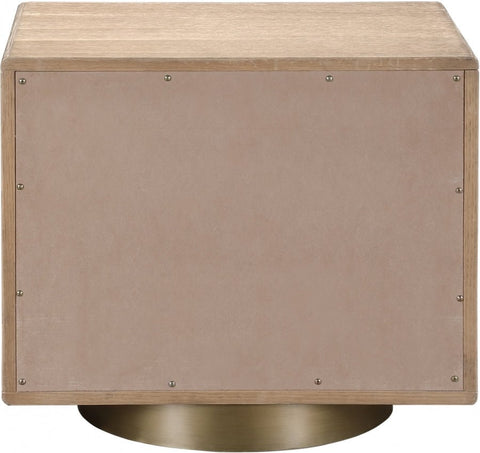 Meridian Furniture Inc. Wade Timeless Minimalist Modern Nightstand - 26 W
