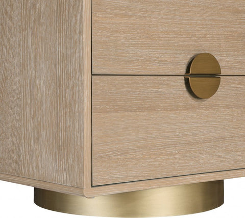 Meridian Furniture Inc. Wade Timeless Minimalist Modern Nightstand - 26 W