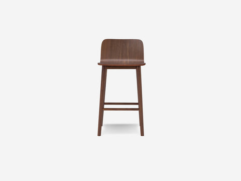Timeless Minimalist Bentwood Counter Stool
