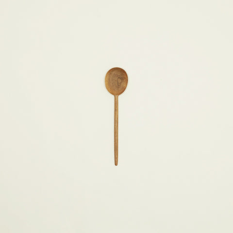 HAND CARVED WALNUT SPOON - LARGE