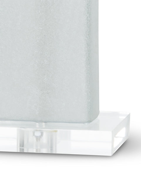 Waterloo Modern Etched Column Table Lamp