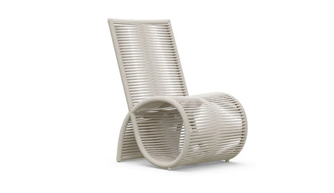 Outdoor Living & Garden Modern Slat Back Dining Side Chair