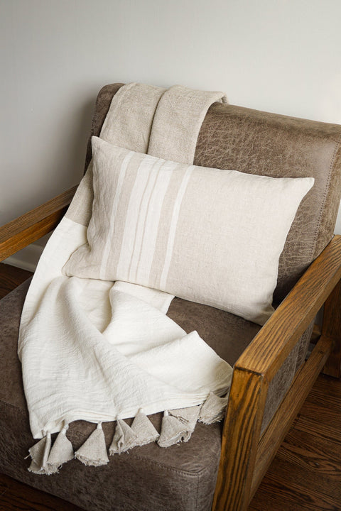 Anaya Classic Scandinavian Soft Textured Accent Throw Pillow - 14 x 20 - 20 x 20