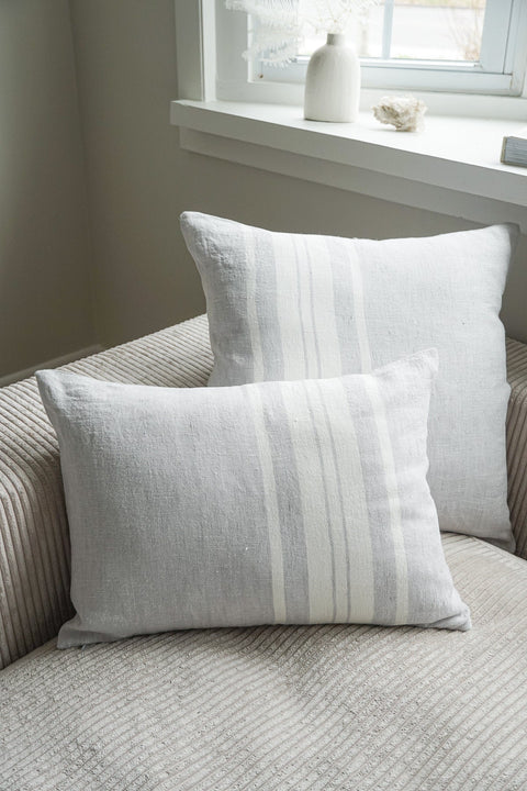 Anaya Classic Scandinavian Textured Linen Accent Throw Pillow - 14 x 20 - 20 x 20