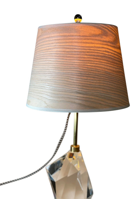White Oak Wood Veneer Lamp Shade - 9” X 12” X 9”