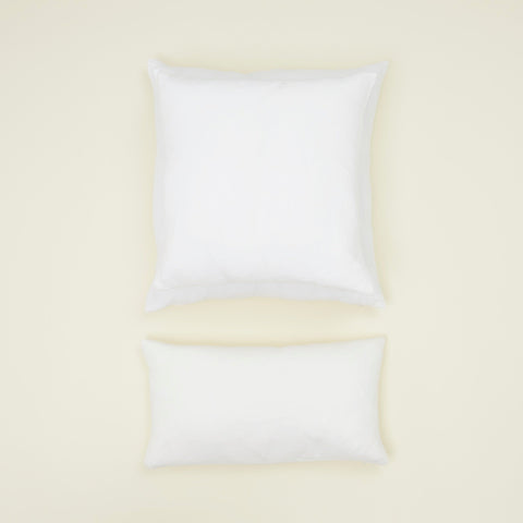 Hawkins New York Mix & Match Minimalist Solid Linen Throw Pillow Set - 18 x 18 - 22 x 12 - 22 x 22