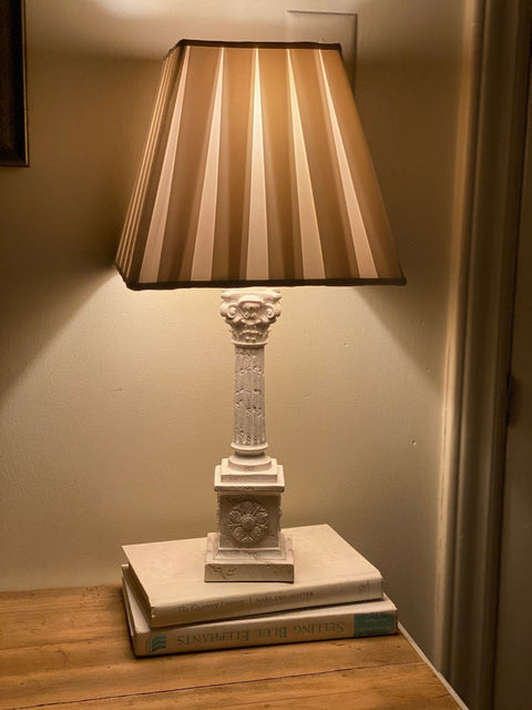 Wholesale - Box Pleat Square Silk Lamp Shades - (6) Shades per box