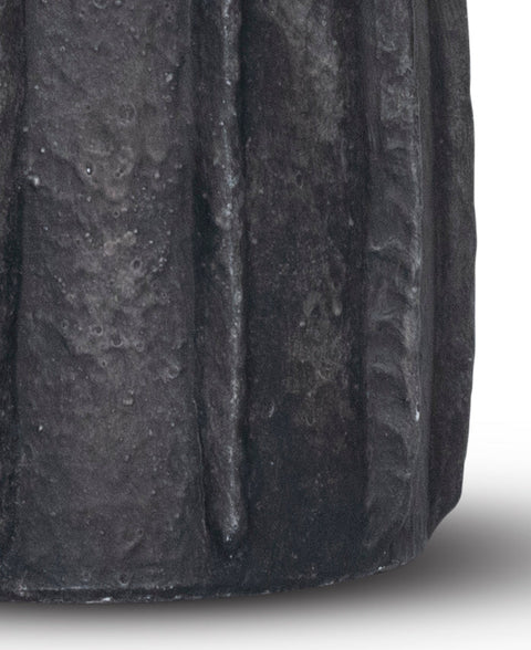 Wilkes Fluted Column Accent Table Lamp Modern Drum Design