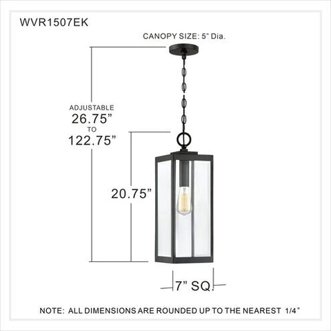 Westover Lantern Pendant Light in Industrial Design