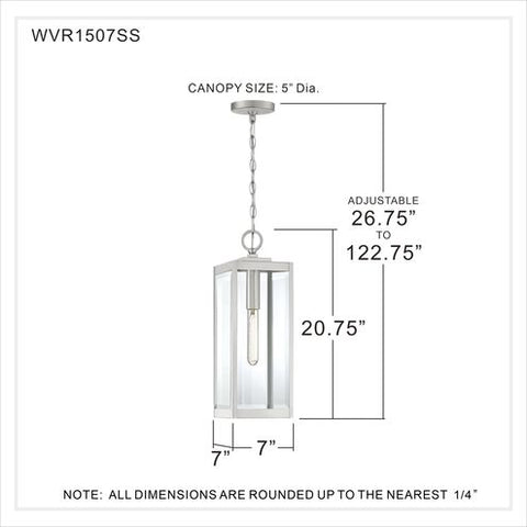 Westover Lantern Pendant Light in Industrial Design