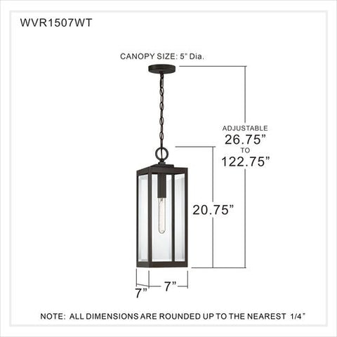 Westover Lantern Pendant Light in Industrial Design
