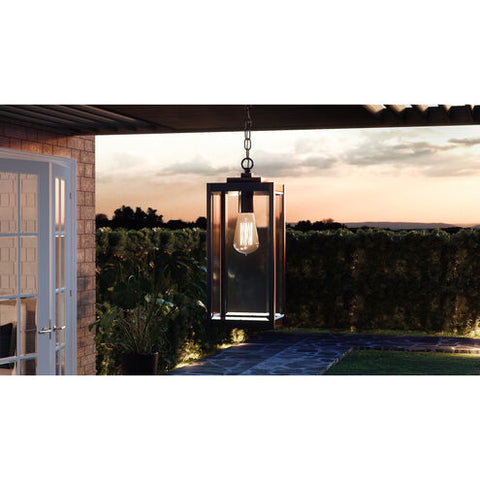 Westover Ambient Lantern with Beveled Finish Post Light
