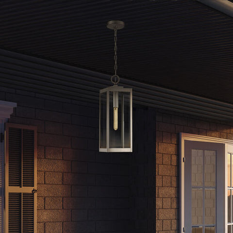 Westover Ambient Lantern with Beveled Finish Post Light