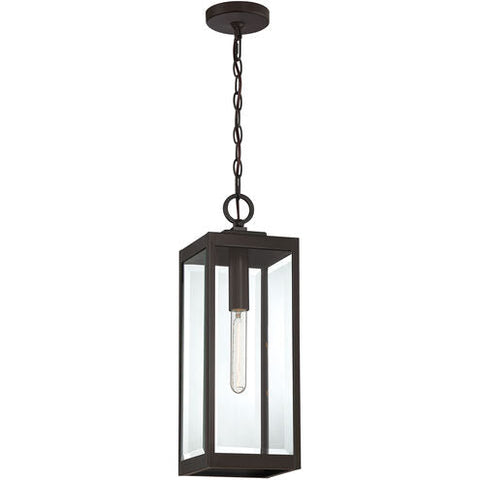 Westover Ambient Lantern with Beveled Finish Post Light