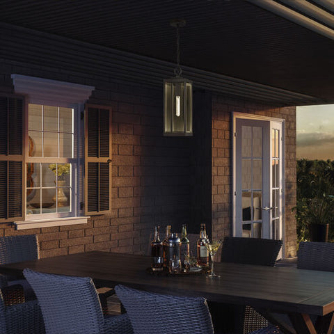 Westover Ambient Lantern with Beveled Finish Post Light