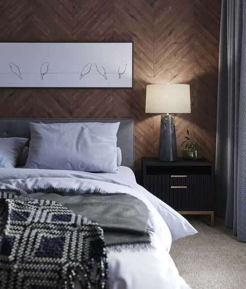 Wyatt Handcrafted Conical Table Lamp Modern Ambient Design