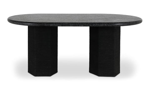 Tulip Dining Table with Granite Top and Drum Base Dining
