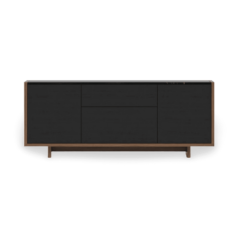 Gia Modern Sideboard Cabinet with Two Tone Matte Finish