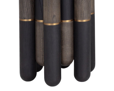 Sunpan Yanna Eclectic Curved Dining Table